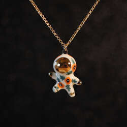 Collab Astronaut Necklace