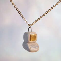 Vintage Computer Pendant